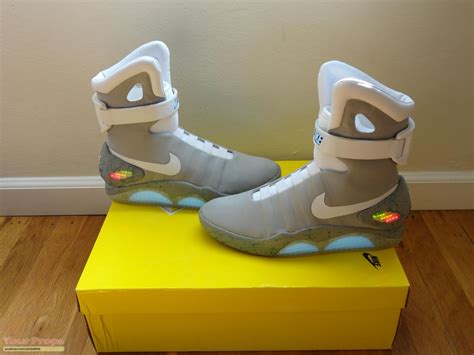 nike back to the future fake|nike mag original price.